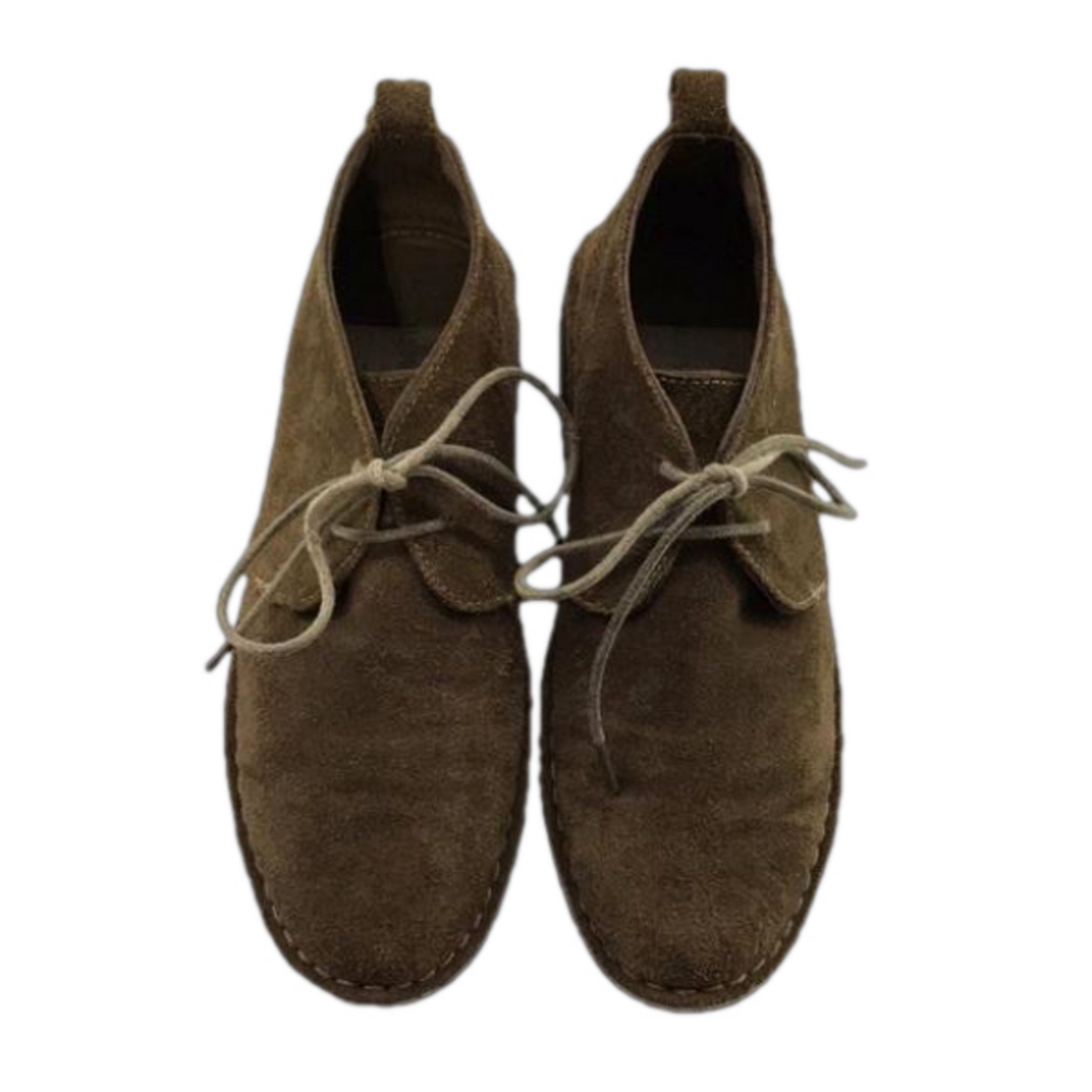 MERONA Men's Chukkas Olive Greenish/Brown Suede Leather Lace-Up Ankle Boots—Sz 7